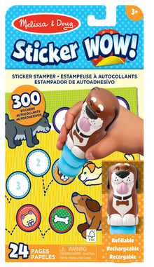 Melissa & Doug sticker wow samolepky pejskové