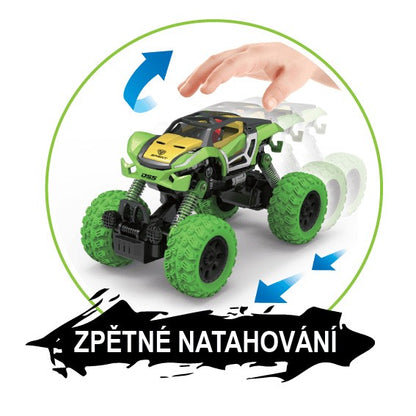 Stavebnice Auto 4WD 15 ks 1:32 bílé