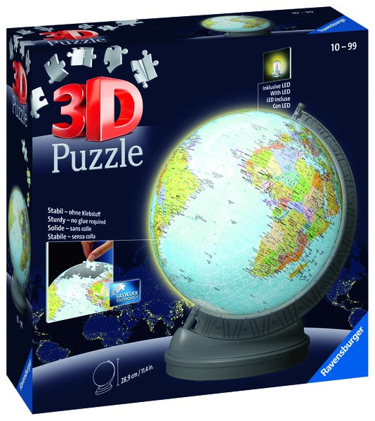 Puzzle-Ball 3D Svítící globus 540 dílků