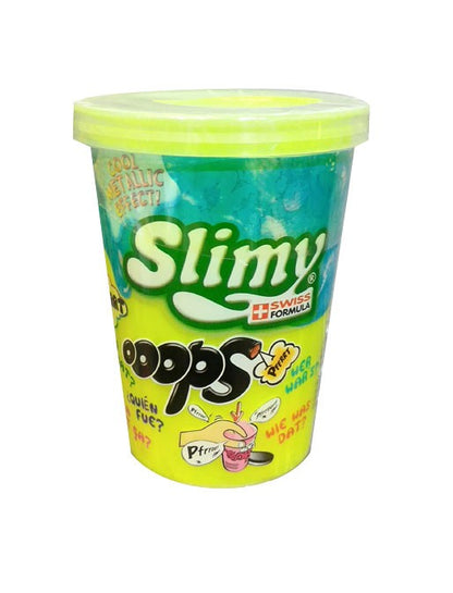 Slimy metalic prdící, kelímek 80g žlutý