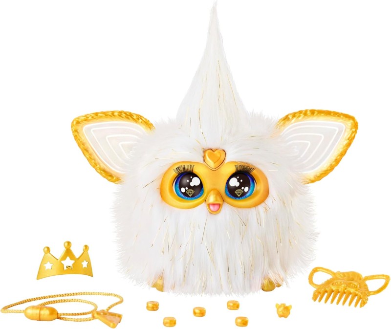 Plyšový interaktivní Furby Gold Glam