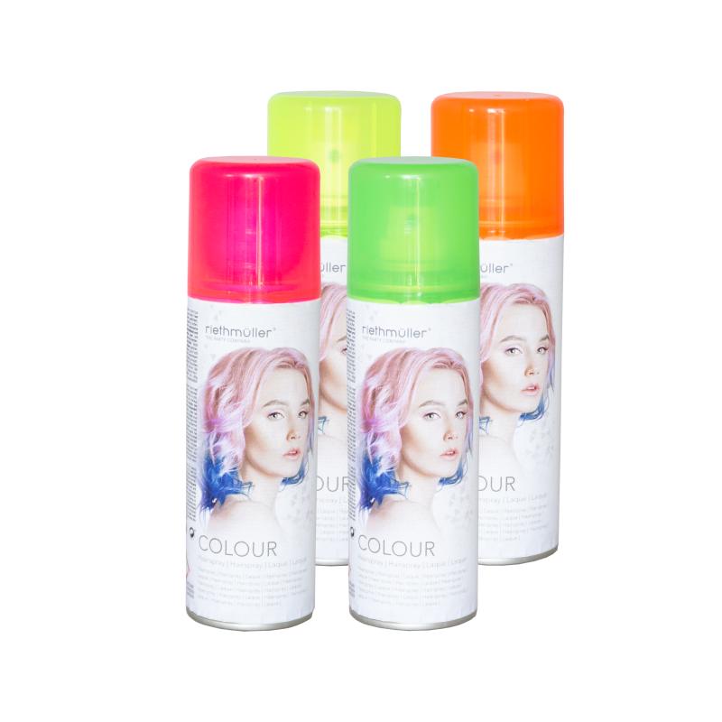 Sprej na vlasy Neon 100ml žlutý