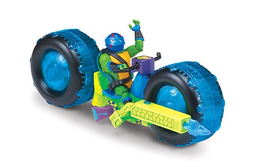 Želvy Ninja motorka s figurkou Leonardo