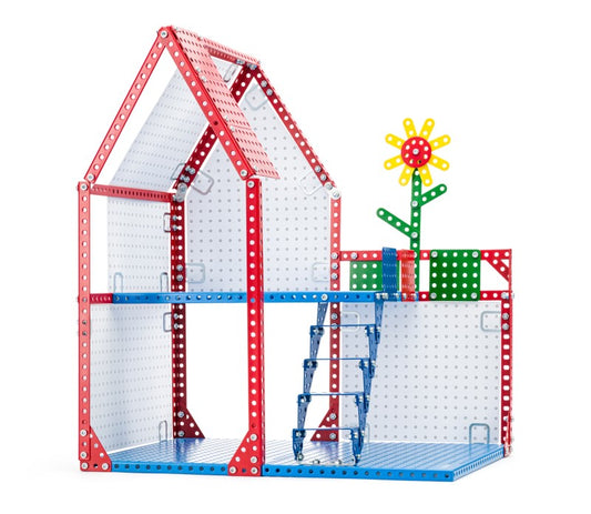 Merkur Domeček pro panenky, 34x39x25 cm, 345 dílků