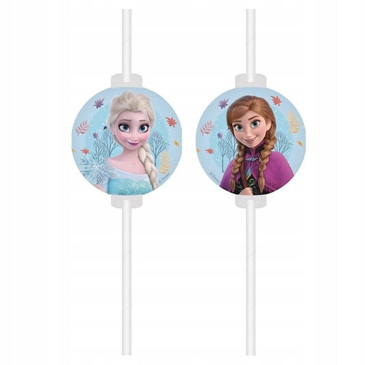 Brčka papírová Frozen 4 ks