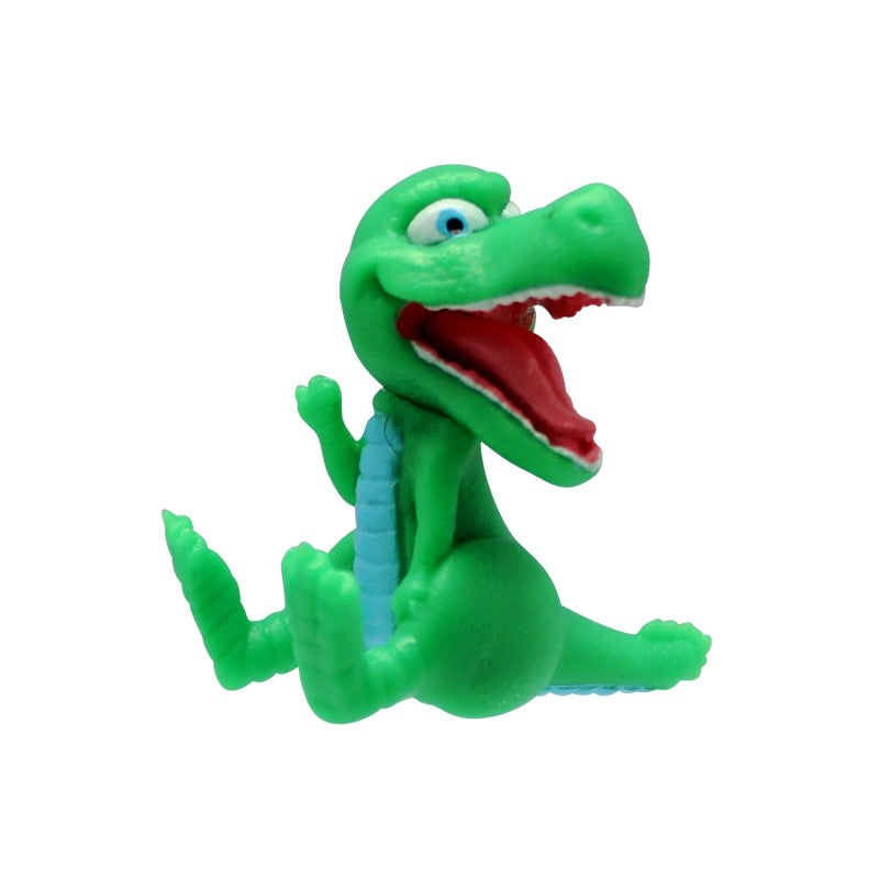 Slimy s dinosaurem zeleno - oranžový sliz
