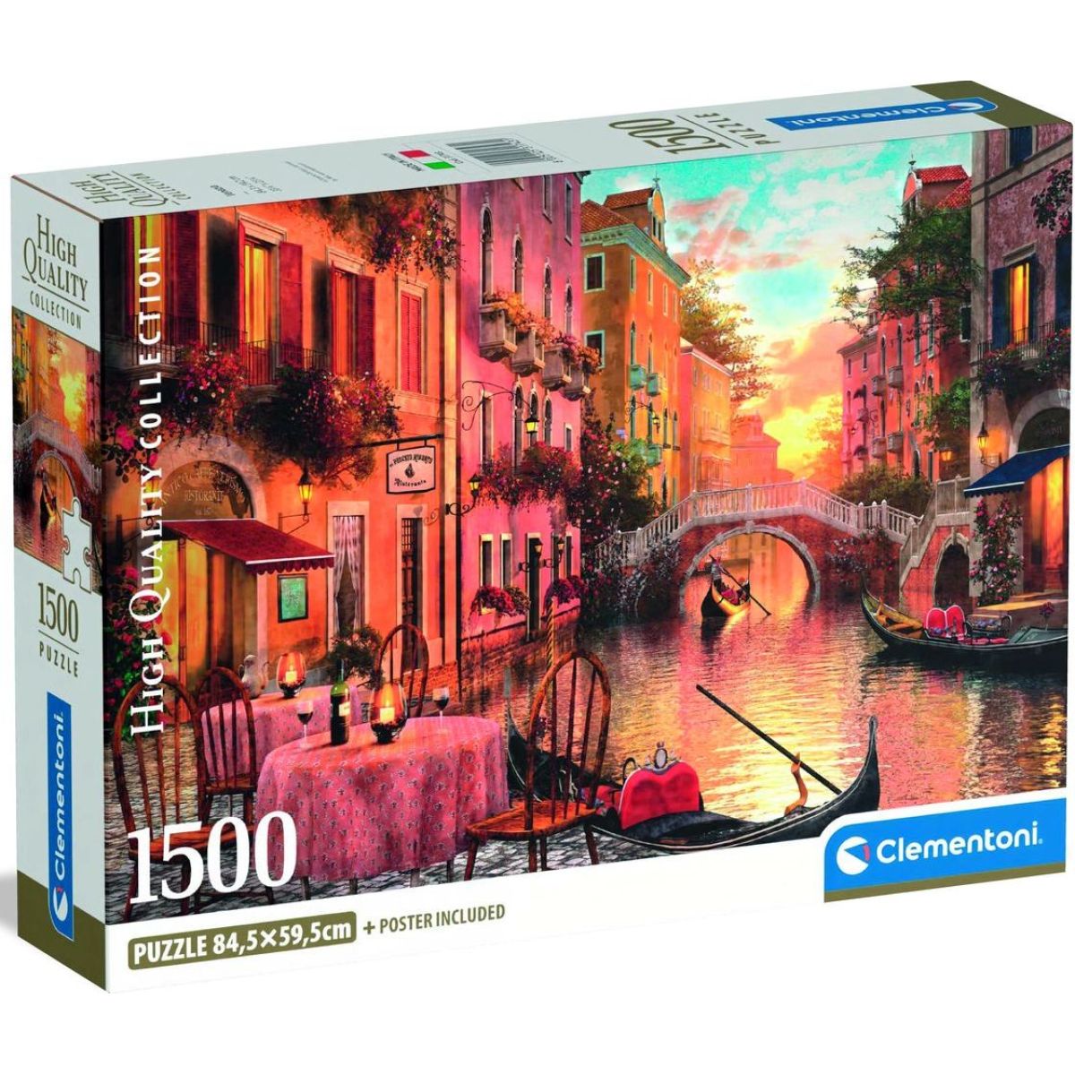 Clementoni - Puzzle 1500 Benátky