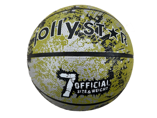 Míč basketbalový JollyStar zelený