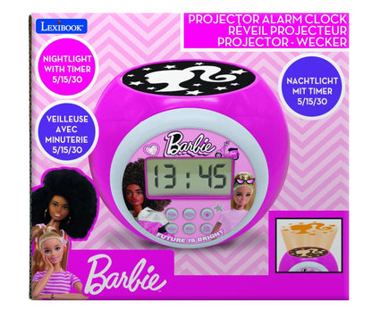 Lexibook budík Barbie se stropním projektorem