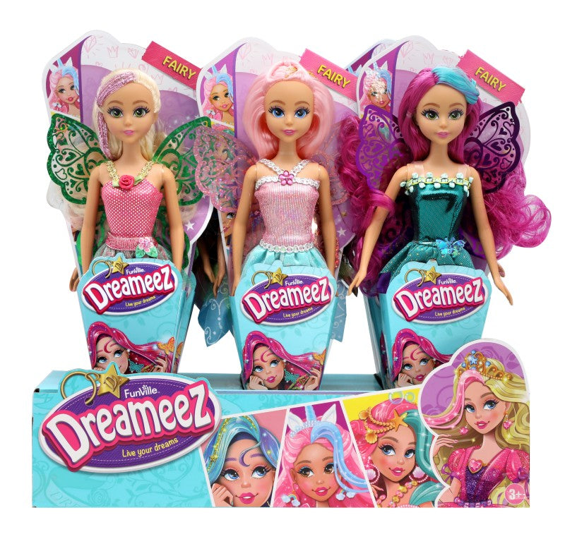 Dreameez víla v kornoutku růžové vlásky