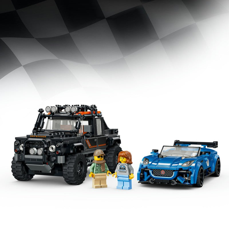 LEGO® Speed Champions 77264 Jaguar Project 7 a Land Rover Defender