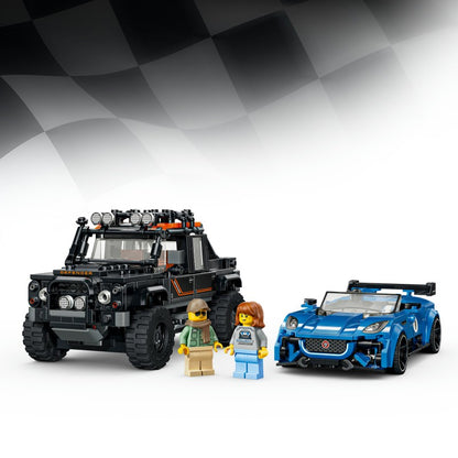 LEGO® Speed Champions 77264 Jaguar Project 7 a Land Rover Defender