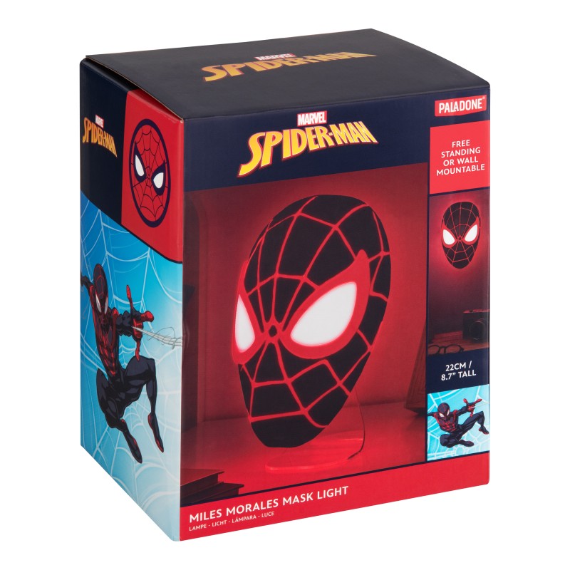 Miles Morales, světlo maska