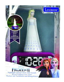 Lexibook budík Frozen Elsa se svítící figurkou