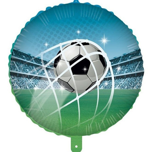 Balónek foliový kruh Fotbal 46 cm