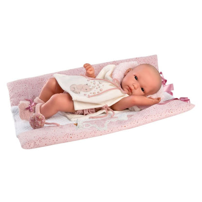 Llorens 63544 NEW BORN HOLČIČKA - realistická pane bez oblečku navíc