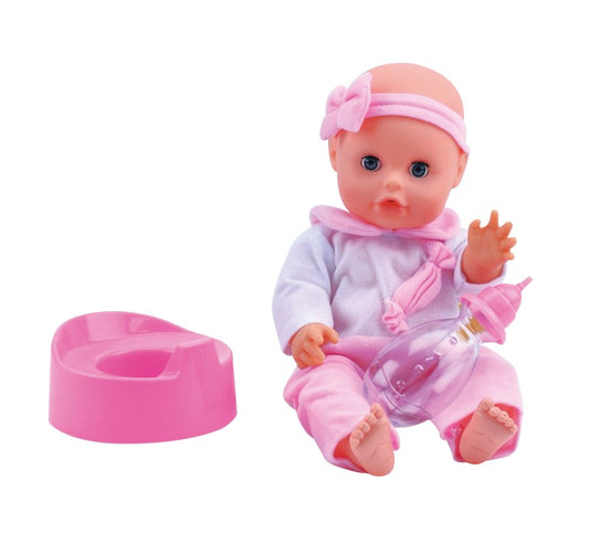 Panenka Bambolina Amore 33 cm s lahvičkou a nočníkem