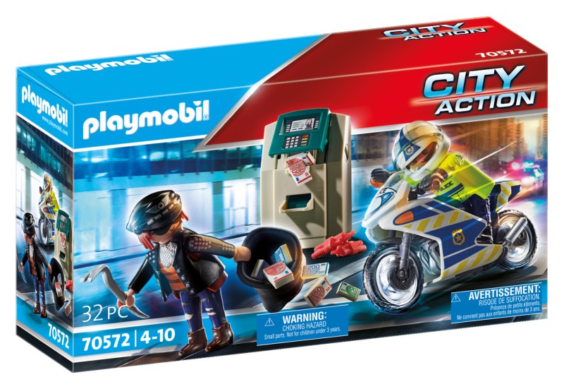 Policejní motorka: Pronásledování lupiče