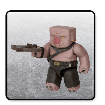 Minecraft velká figurka s ohnivou koulí