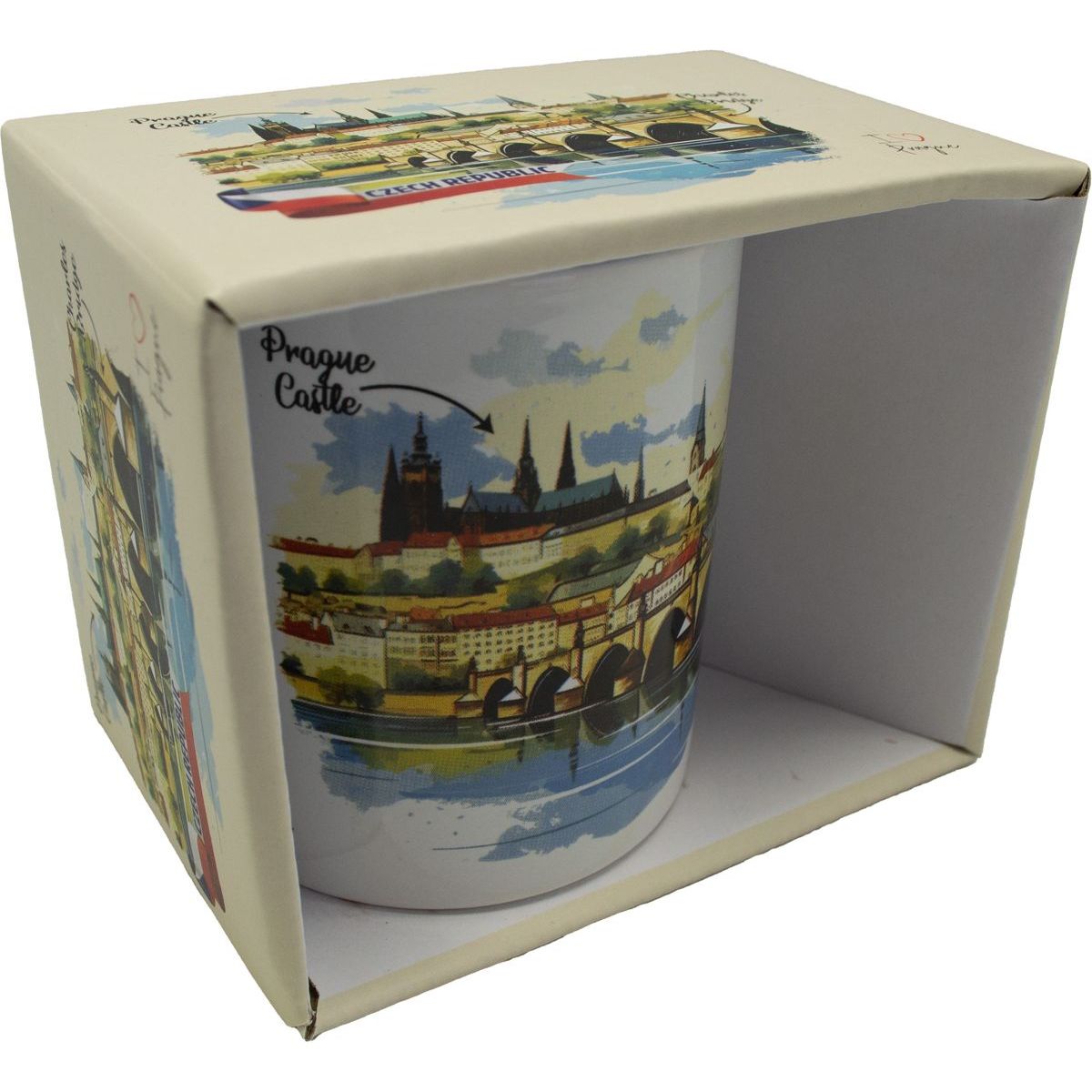 Bílý hrnek 250ml  - Karlův most