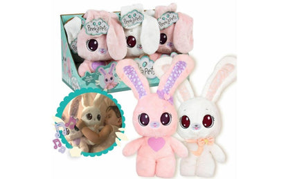 Plyšový zajíček Peekapets  bílý