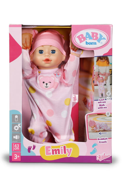 BABY born Emily se učí chodit, 43 cm