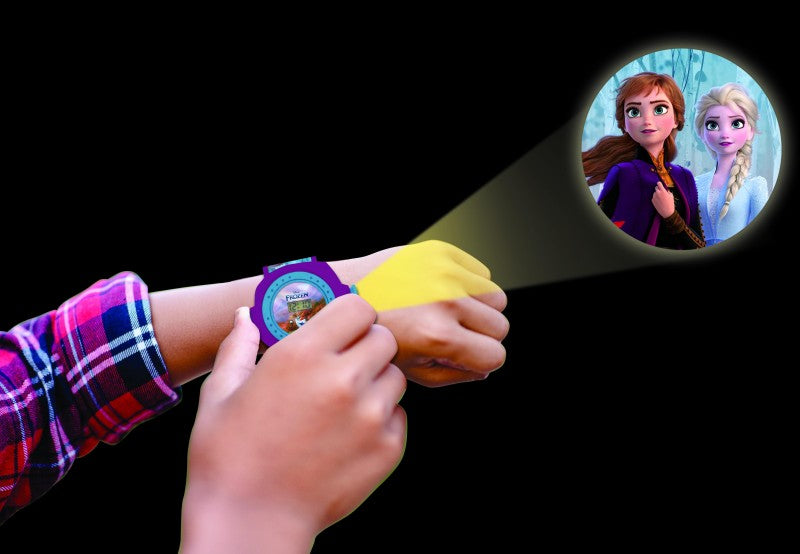 Lexibook digitální promítací hodinky Frozen s 20 obrázky