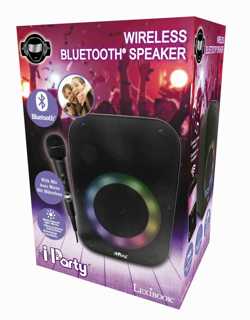 Lexibook bezdrátový Bluetooth reproduktor iParty s mikrofonem