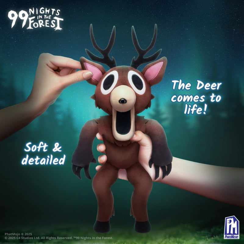 99 NIGHTS IN THE FOREST - Deluxe Plyš Jelen 32 cm