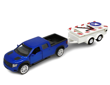 1:52 Ford F-150 SVT Raptor se silničním výstražným vozidlem