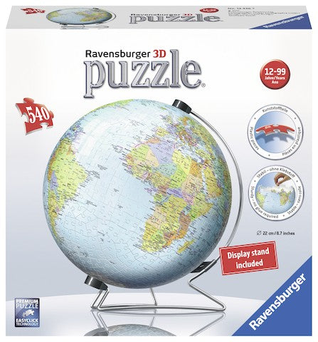 Puzzle 3D Globus (anglický)540 dílků