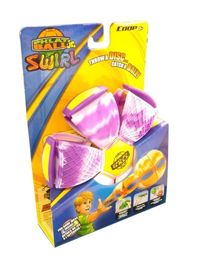 Phlat ball junior Swirl modrý