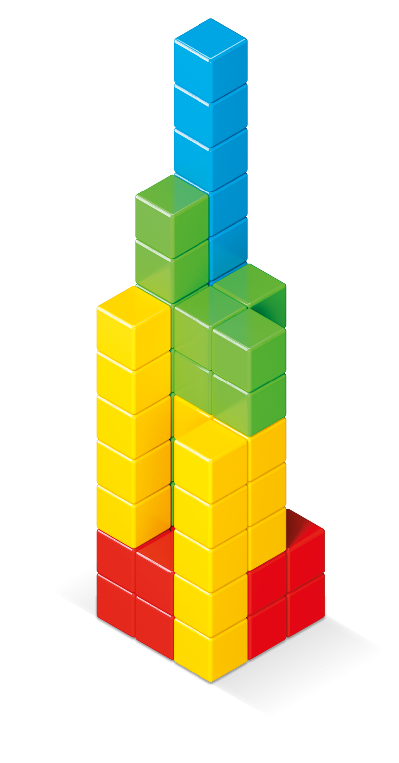 Geomag Magicube Full Color 64 dílků