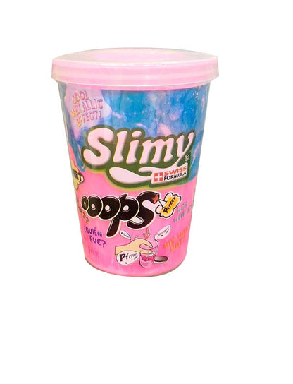 Slimy metalic prdící, kelímek 80g modrý