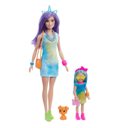 Barbie color reveal neonová batika dárkový set