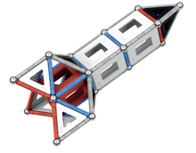 Geomag Nasa Rocket 103 dílků
