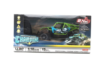 RC terénní auto 1:18 modrozelené