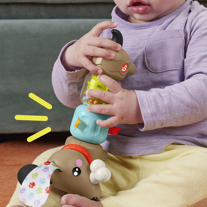 Fisher Price chrastící a klapající jezevčík