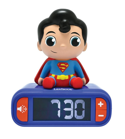Lexibook budík Superman se svítící figurkou