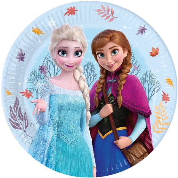 Taliře papírové Frozen 23 cm 8 ks