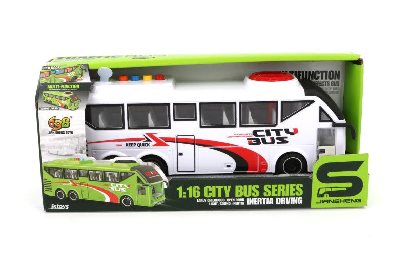 Autobus bílý 1:16