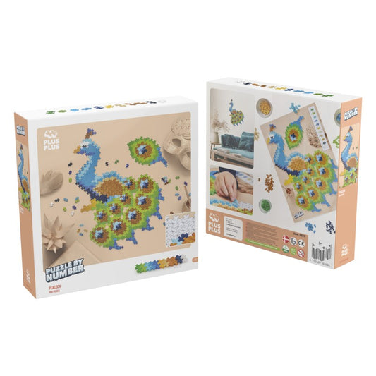 Plus-Plus Skládej podle čísel - Páv 800 ks