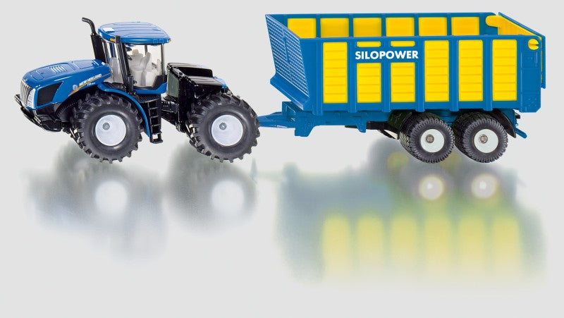 Traktor New Holland s přívěsem Joskin, 1:50