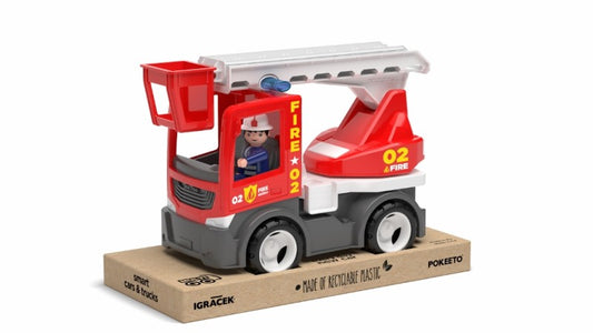 MultiGO ECO Fire - Žebřík s hasičem - auto s Igráčkem