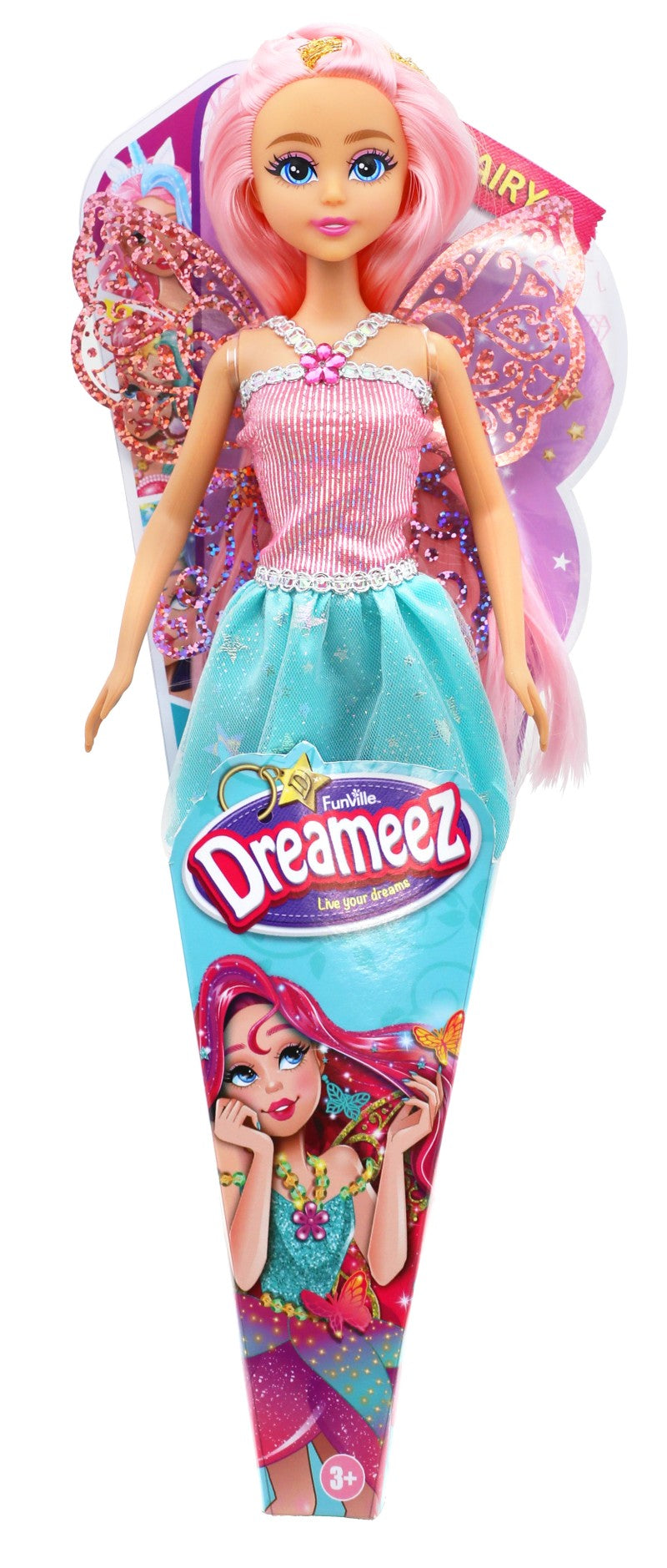 Dreameez víla v kornoutku blond vlásky