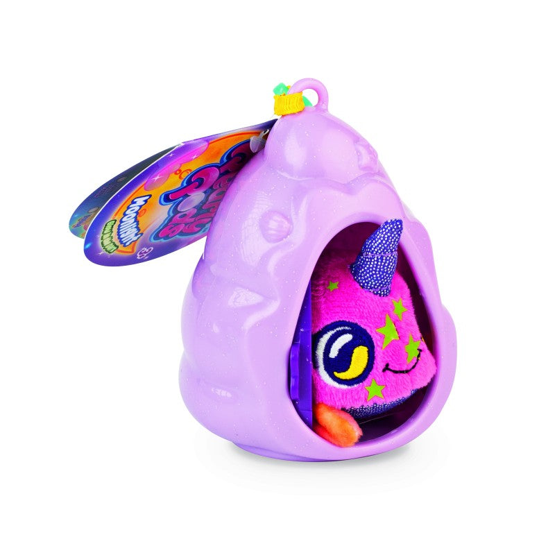 Pearly Pods kamarádi Moonlight svítící ve tmě světle fialový domeček