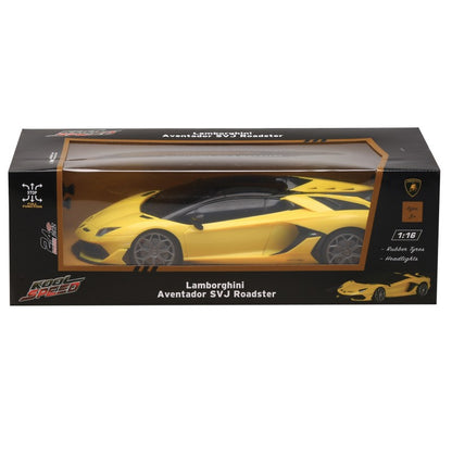 RC Auto Lamborghini Aventador SVJ Roadster 1:16, asst 2 zelené