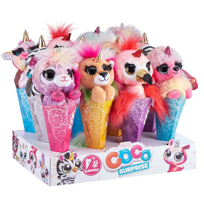 Coco Fantasy plyšové zvířátko s překvapením zebra