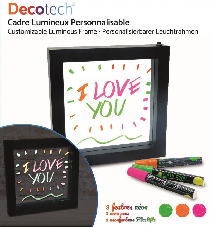 Lexibook svítící kreslící tabule se 3 neonovými pery