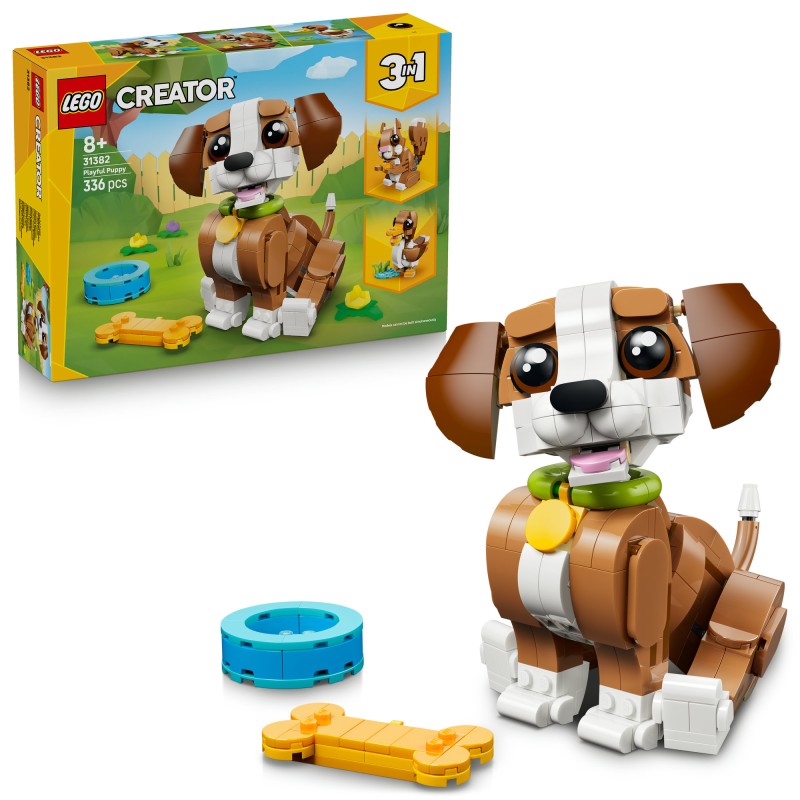 LEGO® 31382 Creator 3v1 Roztomilá zvířata: Roztomilé štěňátko